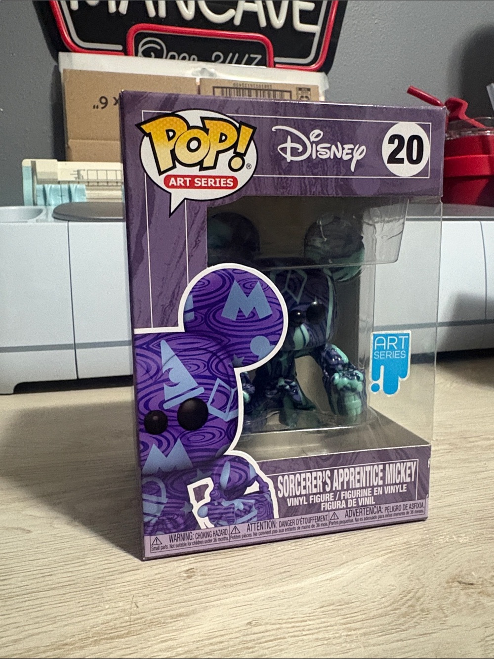 Disney Pop! Art Series Sorcerer’s Apprentice Mickey Purple and Teal